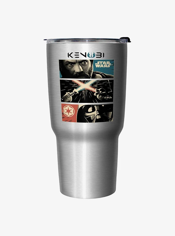 Star Wars Obi Wan vs Darth Vader Battle Sequence Travel Mug