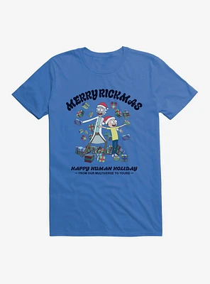 Rick And Morty Happy Human Holiday T-Shirt