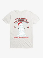 Rick And Morty Snowman T-Shirt