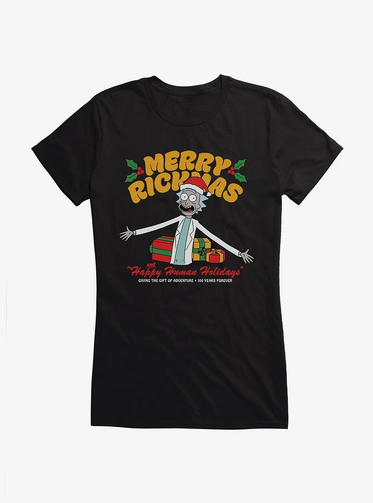 Rick And Morty Gift Of Adventure Girls T-Shirt
