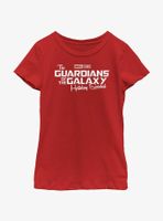 Marvel Guardians of the Galaxy Holiday Special Logo Youth Girls T-Shirt