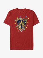 Marvel Guardians of the Galaxy Christmas Lights Badge T-Shirt