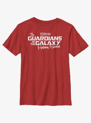 Marvel Guardians of the Galaxy Holiday Special Logo Youth T-Shirt