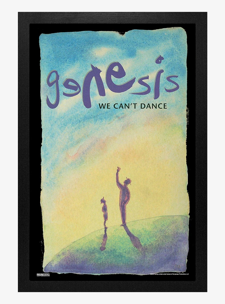 Genesis We Can'T Dance Framed Wood Wall Art