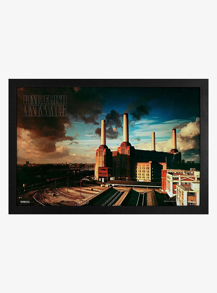 Pink Floyd Animals Framed Wood Wall Art