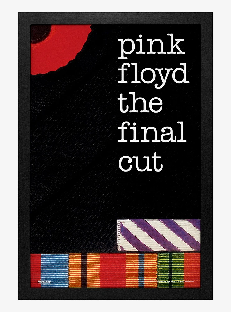Pink Floyd The Final Cut Framed Wood Wall Art