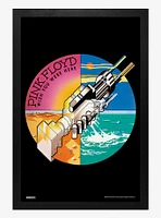 Pink Floyd Wywh Handshake Framed Wood Wall Art