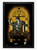 Sun Records Elvis Jukebox Framed Wood Wall Art