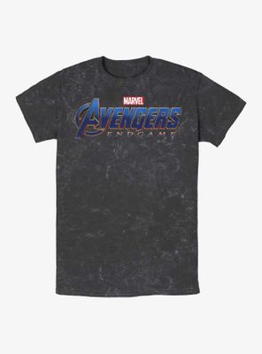 Marvel Avengers Endgame Logo Mineral Wash T-Shirt