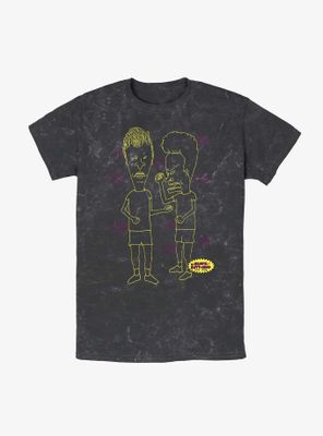 Beavis and Butt-Head Angry Boys Mineral Wash T-Shirt