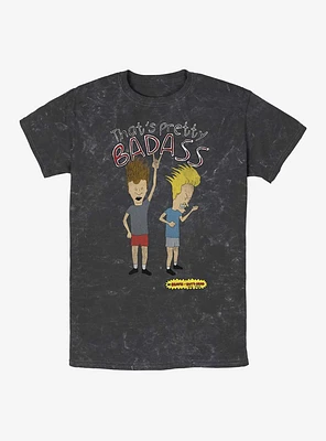 Beavis and Butt-Head That's Pretty Badass Mineral Wash T-Shirt
