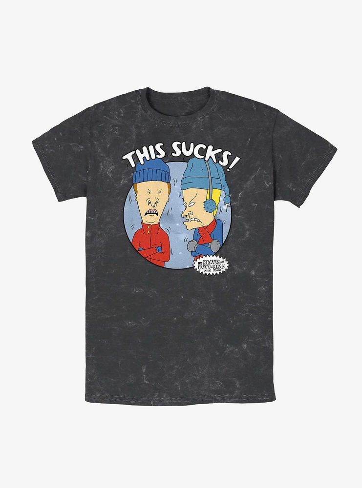 Beavis and Butt-Head Fuh Frozen Mineral Wash T-Shirt