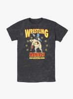 Beavis and Butt-Head Wrestling Maniacs Mineral Wash T-Shirt