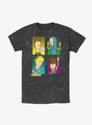 Beavis and Butt-Head Rock On Mineral Wash T-Shirt