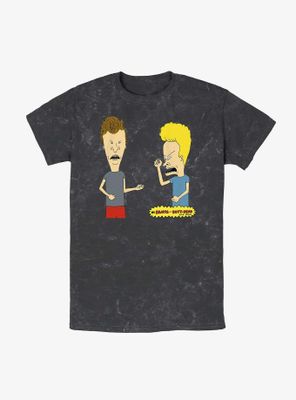 Beavis and Butt-Head Rock Out Mineral Wash T-Shirt