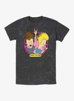 Beavis and Butt-Head The Law Mineral Wash T-Shirt