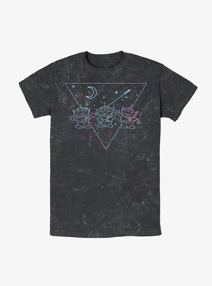 Disney Pixar Toy Story Alien Galaxy Mineral Wash T-Shirt