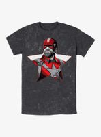 Marvel Black Widow Red Guardian Star Mineral Wash T-Shirt