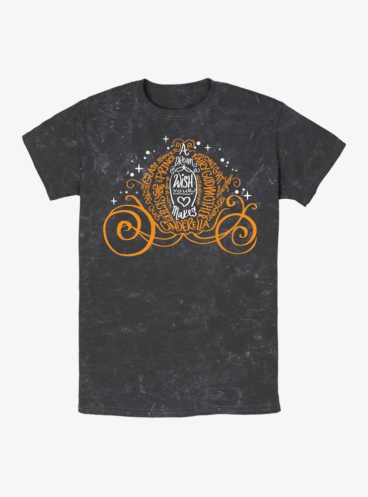 Disney Cinderella Pumpkin Carriage Mineral Wash T-Shirt