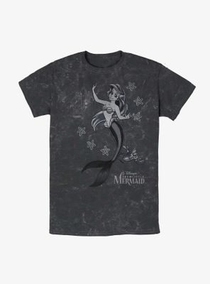 Disney Princesses Ariel and Sebastian Mineral Wash T-Shirt