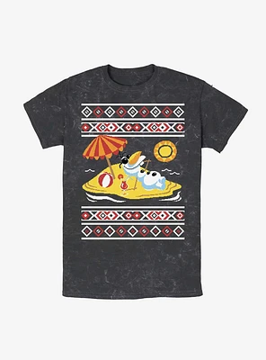 Disney Frozen Olaf Summer Sweater Mineral Wash T-Shirt