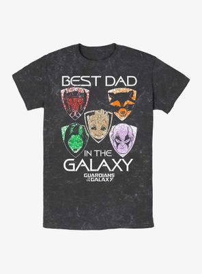 Marvel Guardians of the Galaxy Best Dad Mineral Wash T-Shirt