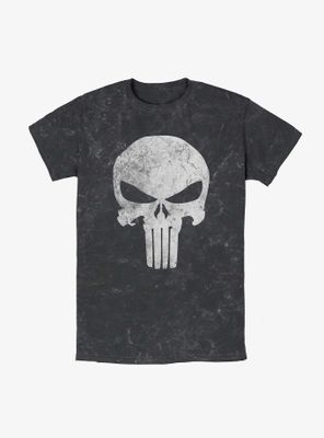 Marvel Distress Skull Mineral Wash T-Shirt