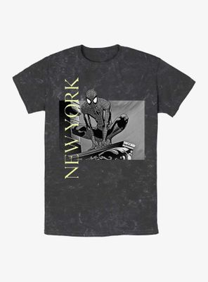 Marvel Spidey New York Mineral Wash T-Shirt