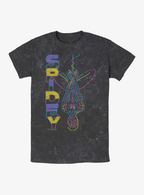 Marvel Spidey Vibes Mineral Wash T-Shirt