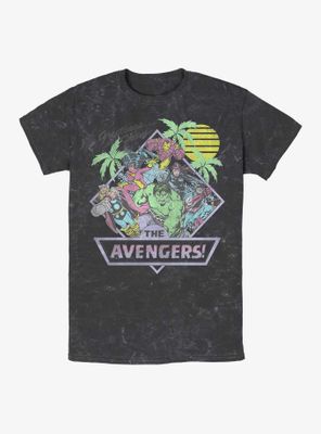 Marvel Vacay Avengers Mineral Wash T-Shirt