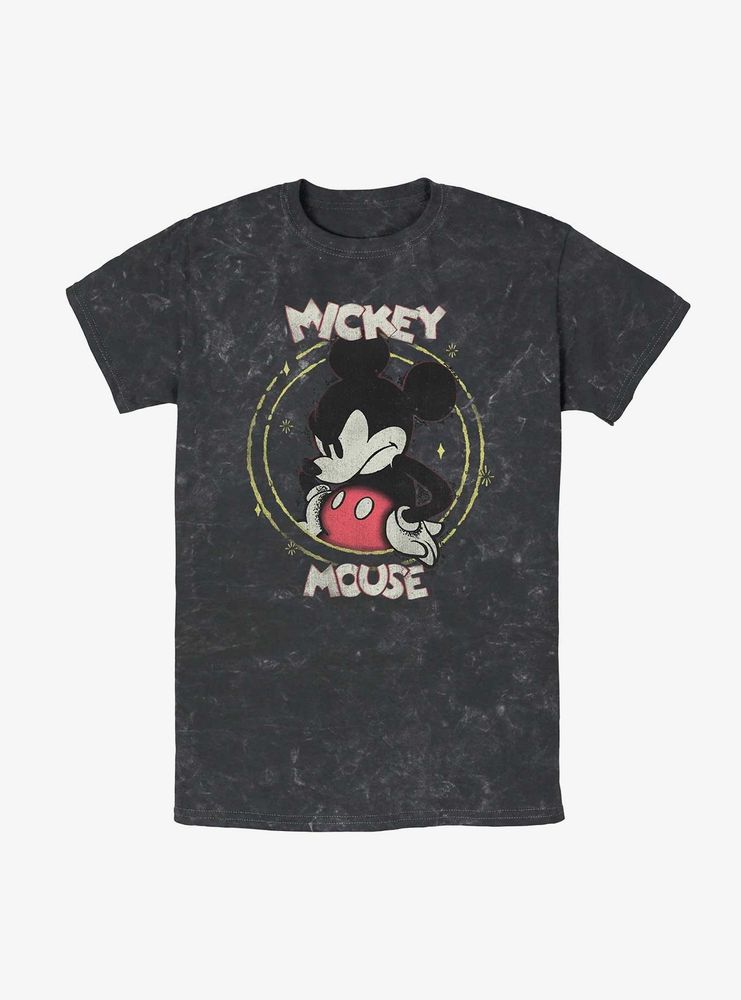 Disney Mickey Mouse Gritty Mineral Wash T-Shirt