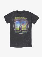 MTV Chrome Logo Mineral Wash T-Shirt