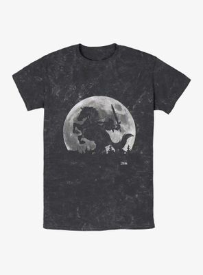 Nintendo Link Moon Mineral Wash T-Shirt