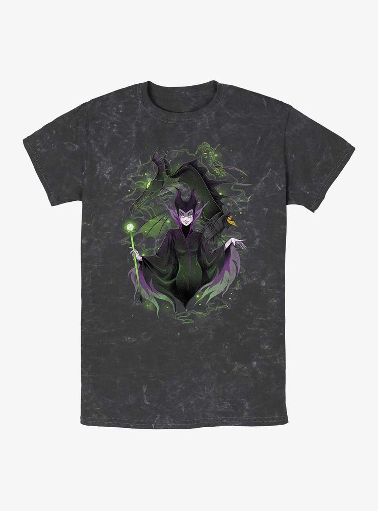 Boxlunch Disney Villains Maleficent Anime Mineral Wash T-Shirt |  CoolSprings Galleria