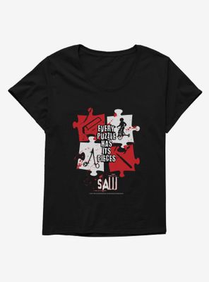 Saw Puzzle Pieces Womens T-Shirt Plus