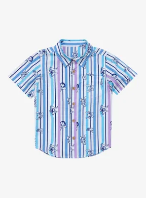 Disney Lilo & Stitch: The Series Character Striped Toddler Woven Button-Up - BoxLunch Exclusive