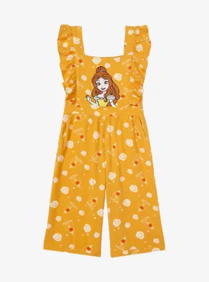 Disney Beauty and the Beast Belle Allover Print Toddler Ruffle Romper - BoxLunch Exclusive