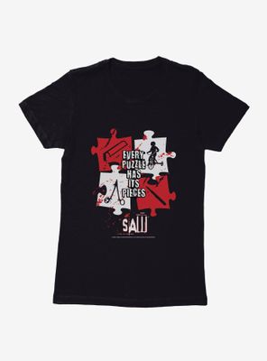 Saw Puzzle Pieces Womens T-Shirt