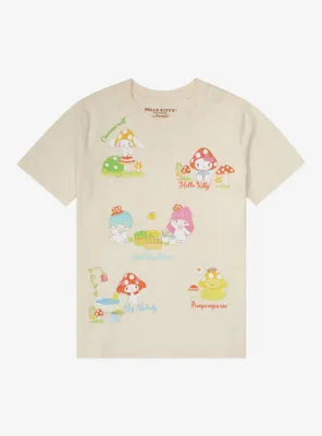 Sanrio Hello Kitty and Friends Mushroom Character Youth T-Shirt -  BoxLunch Exclusive