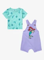 Disney The Little Mermaid Ariel & Flounder Infant Overall Set - BoxLunch Exclusive