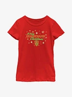 Marvel Guardians of the Galaxy Holiday Special A Very Christmas Youth Girls T-Shirt