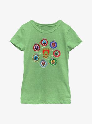 Marvel Guardians of the Galaxy Holiday Special Ornaments Youth Girls T-Shirt