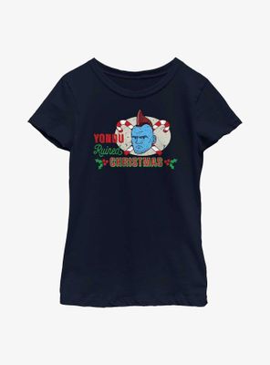 Marvel Guardians of the Galaxy Holiday Special Yondu Ruined Christmas Youth Girls T-Shirt