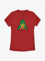 Marvel Guardians of the Galaxy Holiday Special Christmas Tree Badge Womens T-Shirt