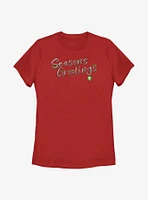 Marvel Guardians of the Galaxy Holiday Special Seasons Grootings Womens T-Shirt