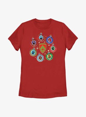 Marvel Guardians of the Galaxy Holiday Special Ornaments Womens T-Shirt