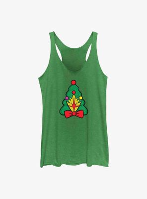 Marvel Guardians of the Galaxy Holiday Special Christmas Tree Badge Womens Tank Top