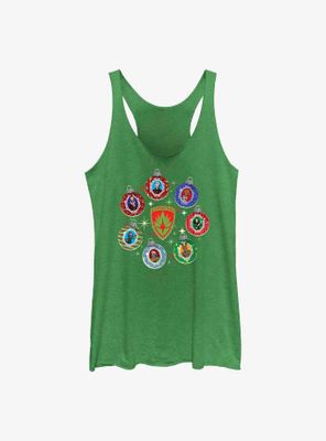 Marvel Guardians of the Galaxy Holiday Special Ornaments Womens Tank Top