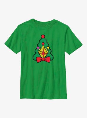 Marvel Guardians of the Galaxy Holiday Special Christmas Tree Badge Youth T-Shirt