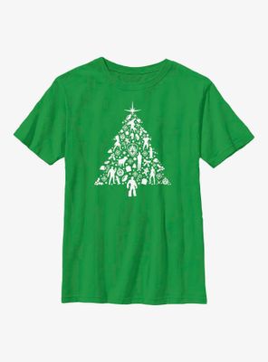 Marvel Guardians of the Galaxy Holiday Special Tree Youth T-Shirt